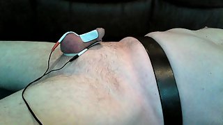 Electrified my cock, first movie